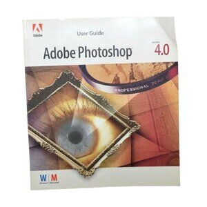 Windows Macintosh Adobe Photoshop Version 4.0 User Guide Book Paperback 1996